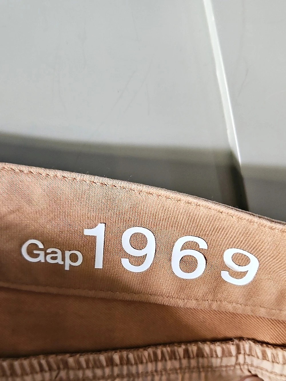 Gap 1969 Slim Boot Pants in Beige  Sz 12 Tall - Picture 5 of 8